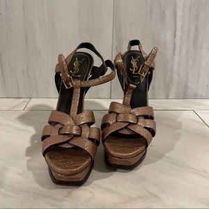 YSL Platform Sandals
